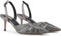 NICOLI Melissa crystal-embellished sandals Grey - Thumbnail 2