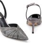 NICOLI Melissa crystal-embellished sandals Grey - Thumbnail 4
