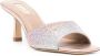 NICOLI Minerva 70mm crystal-embellished mules Pink - Thumbnail 2