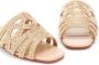 NICOLI Mirelile embellished flat sandals Gold - Thumbnail 4