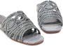 NICOLI Mirelile embellished flat sandals Grey - Thumbnail 4
