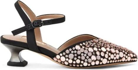 NICOLI Stacey crystal-embellished sandals Pink