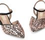 NICOLI Stacey crystal-embellished sandals Pink - Thumbnail 4