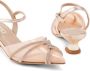 NICOLI Wynter crystal-embellished leather sandals Neutrals - Thumbnail 4