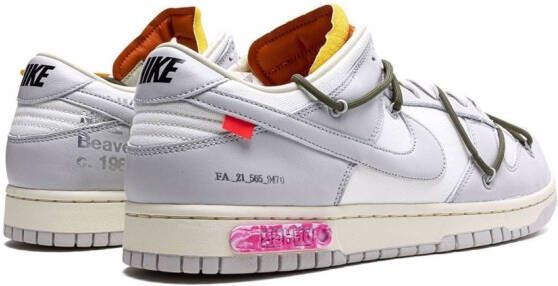 Nike X Off-White x Off-White Dunk Low "Lot 22" sneakers Grey