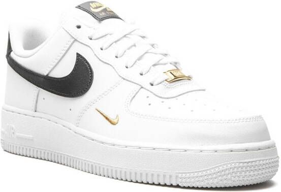 Nike Air Force 1 Low Essential "White Black Gold" sneakers