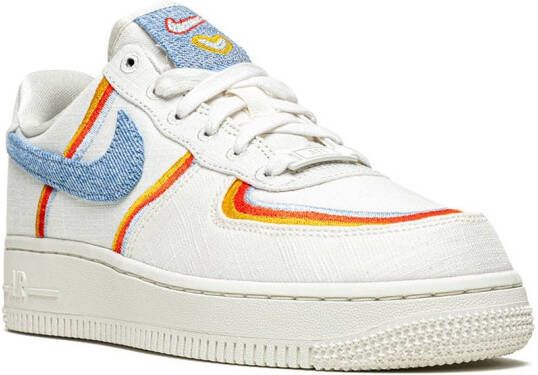 Nike Air Force 1 '07 LV8 "Denim Swoosh" sneakers White