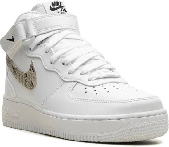 Nike Air Force 1 '07 Mid "White Snake Swoosh" sneakers
