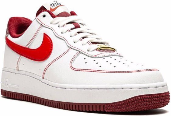 Nike Air Force 1 Low '07 "First Use Team Red" sneakers White