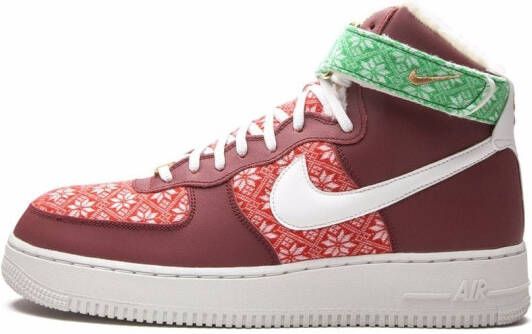 Nike Air Force 1 High "Nordic Christmas" sneakers Red