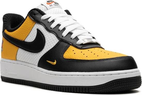 Nike Air Force 1 Low '07 LV8 "Black Gold Jersey Mesh" sneakers Yellow