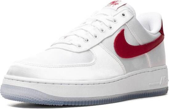 Nike Air Force 1 Low '07 "Satin White Varsity Red" sneakers
