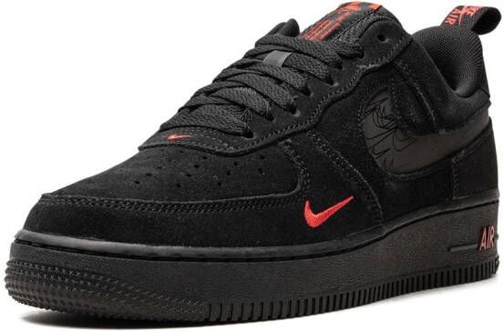 Nike Air Force 1 Low "Multi Swoosh Black Crimson" sneakers