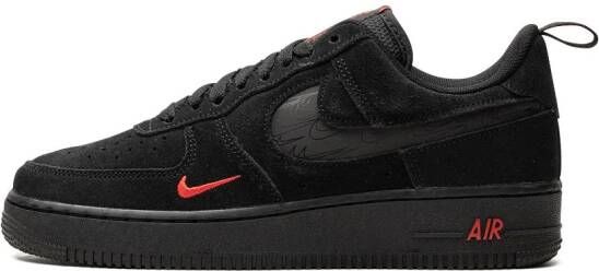 Nike Air Force 1 Low "Multi Swoosh Black Crimson" sneakers