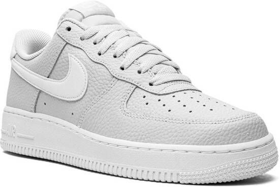 Nike Air Force 1 '07 "Pure Platinum" pebbled leather sneakers Grey
