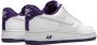 Nike Air Force 1 Low "Voltage Purple" sneakers White - Thumbnail 3