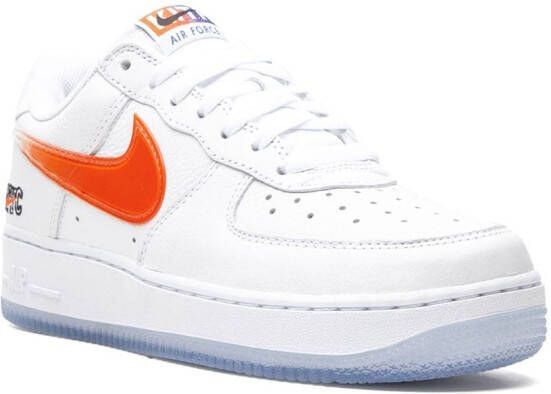Nike x Kith Air Force 1 Low "Orange" sneakers White
