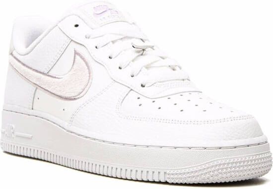 Nike Air Force 1 Low "Chenille Swoosh Sea Glass" sneakers White