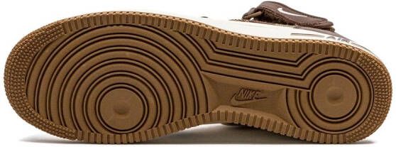 Nike Air Force 1 Mid "Brown Plaid" sneakers