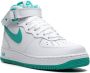 Nike Air Force 1 Mid "Clear Jade" sneakers White - Thumbnail 2