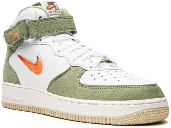 Nike Air Force 1 Mid QS "Jewel Oil Green" sneakers White