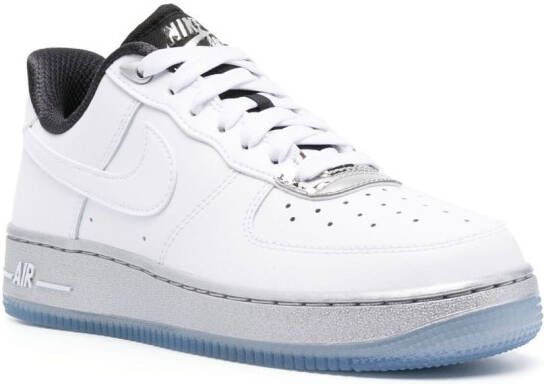 Nike Air Force 1 mid-top sneakers 100 WHITE-WHITE-METALLIC SILVER