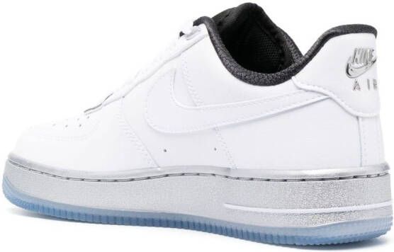 Nike Air Force 1 mid-top sneakers 100 WHITE-WHITE-METALLIC SILVER