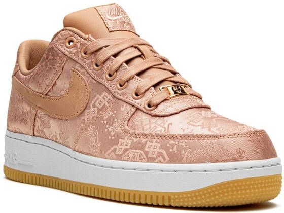 Nike x CLOT Air Force 1 PRM "Rose Gold Silk" sneakers Pink