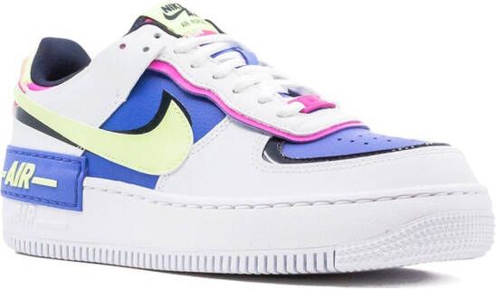 Nike Air Force 1 Shadow "White Barely Volt Sapphire Fir" sneakers