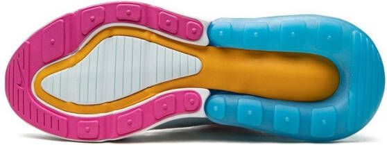 Nike Air Max 270 "White University Gold Laser Fuchsia" sneakers