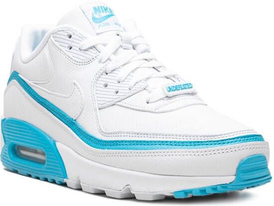 Nike x Undefeated Air Max 90 "White Blue Fury" sneakers