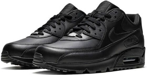 Nike Air Max 90 "Triple Black" leather sneakers