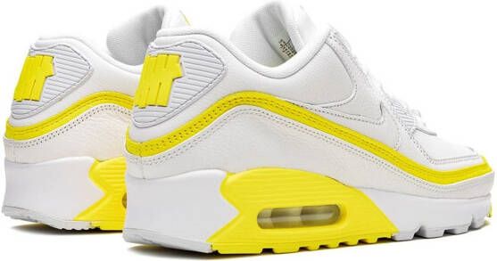 Nike x Undefeated Air Max 90 "White Optic Yellow" sneakers