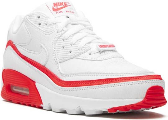 Nike x Undefeated Air Max 90 "White Red" sneakers