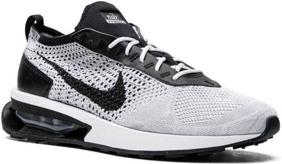 Nike Air Max Flyknit Racer "Pure Platinum White" sneakers Grey