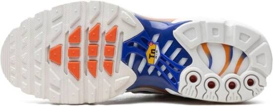 Nike Air Max Plus "Knicks Summit White Racer Blue Safety Orange" sneakers"