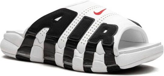 Nike Air More Uptempo slides White