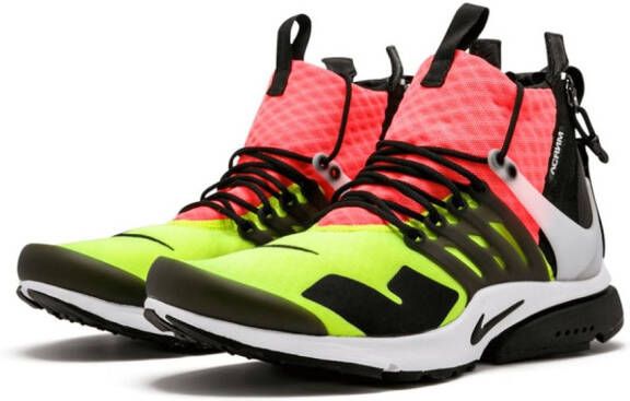 Nike x Acronym Air Presto Mid "Hot Lava Volt" sneakers Green