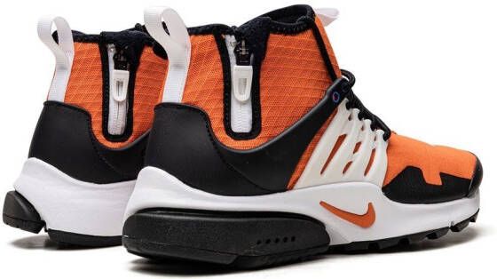 Nike Air Presto Mid Utility ''Orange Black White'' sneakers
