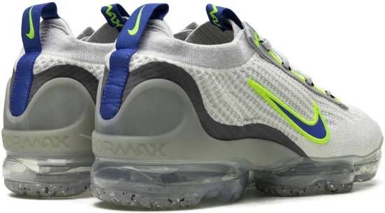 Nike Air Vapormax 2021 FK "White Royal Volt" sneakers Grey