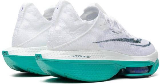 Nike Air Zoom Alphafly Next% "White Deep Jungle" sneakers Neutrals