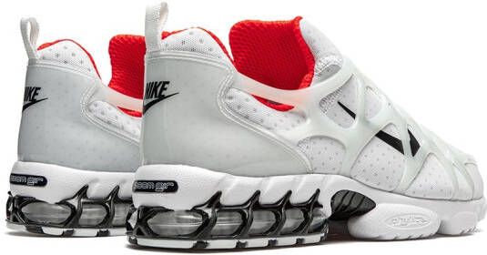Nike x Stussy Air Zoom Spiridon Kukini "Habanero Red" sneakers White