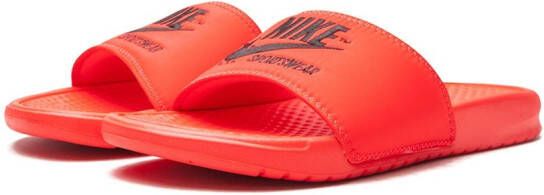 Nike Benassi JDI TXT SE slides Red