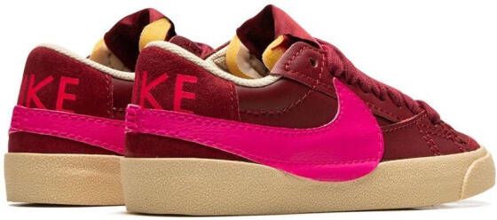 Nike Blazer Low 77 Jumbo "Burgundy Hot Pink" sneakers Red