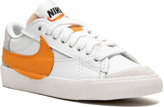 Nike Blazer Low 77 Jumbo "White Alpha Orange Sail" sneakers