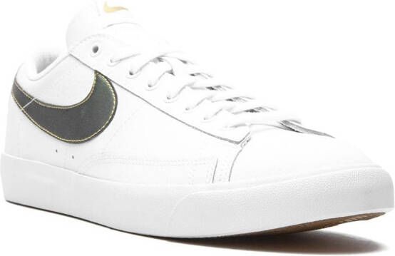 Nike Blazer Low Premium "White Metallic Gold" sneakers