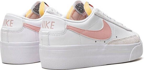 Nike Blazer Low platform "Pink Glaze" sneakers White