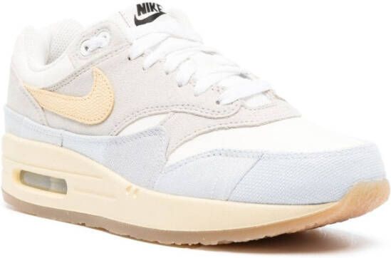 Nike colour-block suede sneakers White