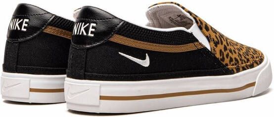 Nike Court Legacy SLP "Black White-Wheat" sneakers