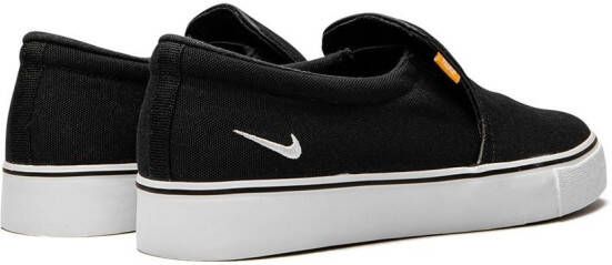Nike Court Royale AC "Black White Gum Light Brown" slip-on sneakers